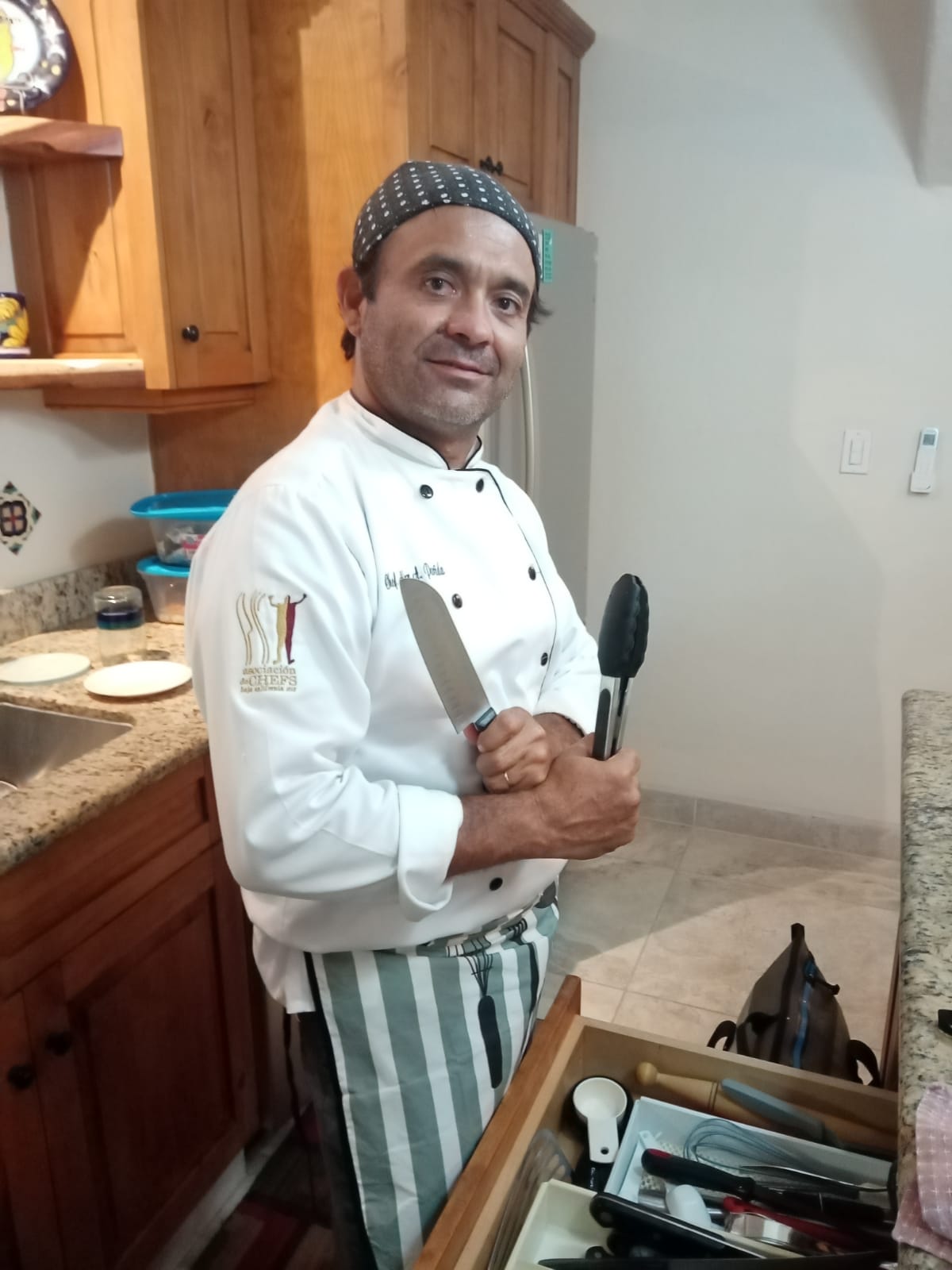 Chef Cabo Alex ready to cook