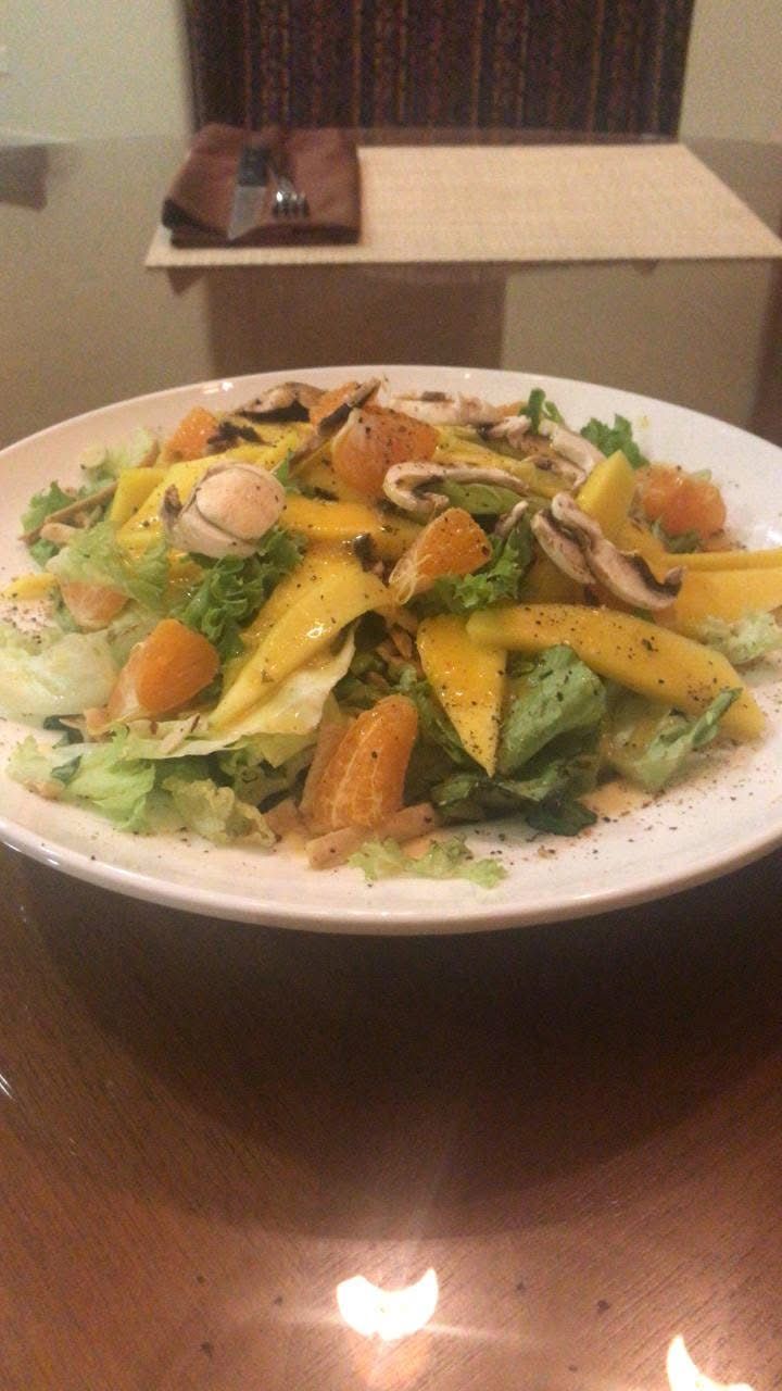 Mango and citrus salad
